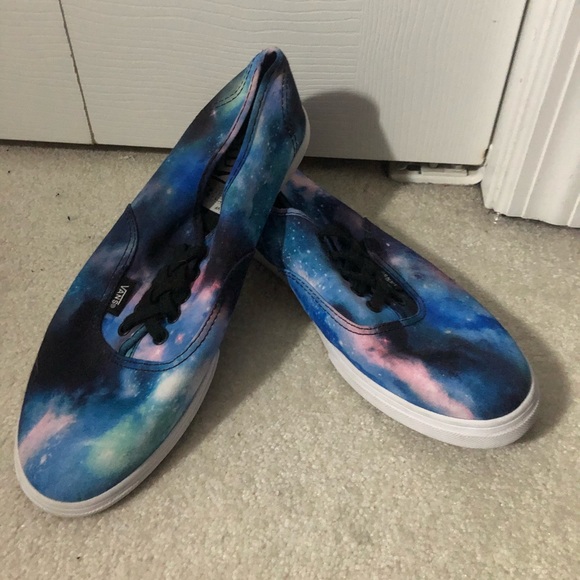 galaxy print vans
